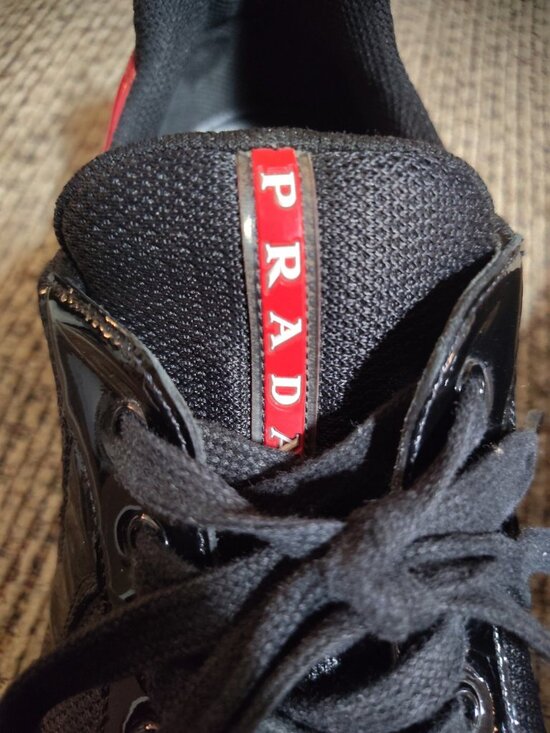 PRADA Size 11 America\'s Cup Men\'s Black Low Top Lace-Up Athletic Sneakers main image 10